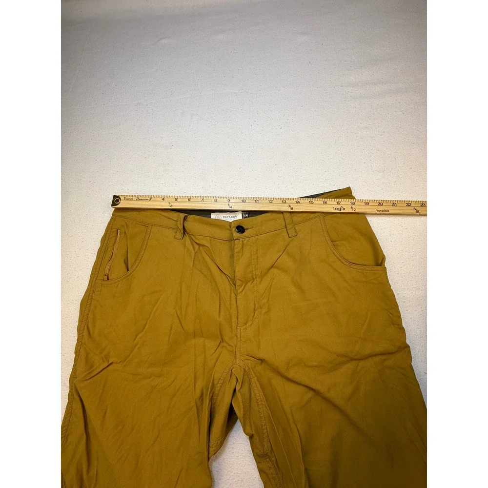 Flylow Shorts Mens 38 Brown Mountain Bike Trail Casual Outdoor 38W 20L - Picture 2 of 6